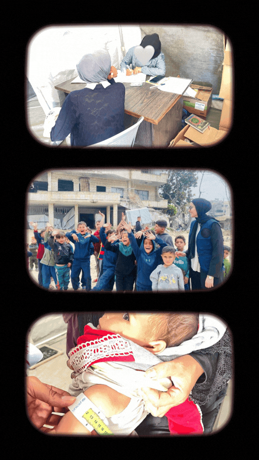 HopeMed Gaza care and community scenes